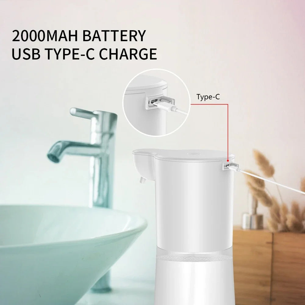 Dispensador automático de jabón para manos inteligente sin contacto para cocina y baño